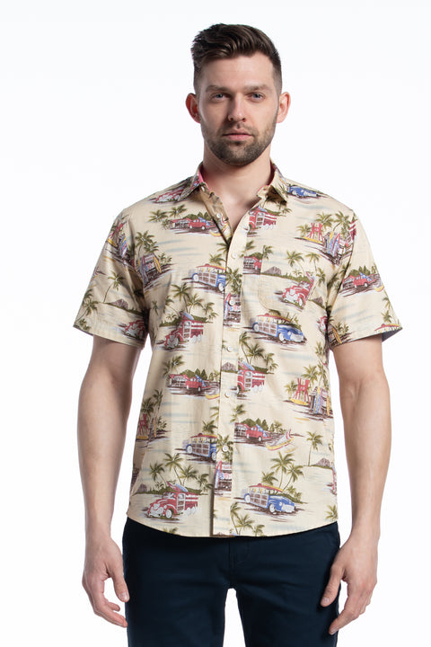 Santiago Short Sleeve Shirt in Sundance