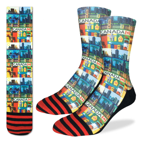 Canada Skyline Socks